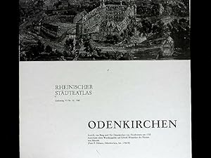 Bild des Verkufers fr Rheinischer Stdteatlas Nr. 32 : Lfg. 6. Odenkirchen. Ansicht von Burg und Ort Odenkirchen von Nordwesten um 1700. zum Verkauf von Antiquariat Bookfarm