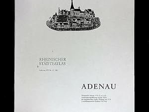 Bild des Verkufers fr Rheinischer Stdteatlas Nr. 42 : Lfg. 8. Adenau. Ortsansicht Adenau 1732. zum Verkauf von Antiquariat Bookfarm