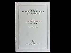 Seller image for Les Genres Lyriques Vol. II. C: La poesia lirica galego-portoghese. Grundriss der romanischen Literaturen des Mittelalters for sale by Antiquariat Bookfarm