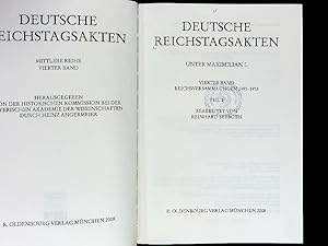 Bild des Verkufers fr Deutsche Reichstagsakten unter Maximilian I. Vierter Band. Reichstagsversammlungen 1491 - 1493 ; Teil 2. zum Verkauf von Antiquariat Bookfarm