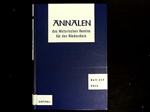 Seller image for Annalen des historischen Vereins fr den Niederrhein: insbesondere das alte Erzbistum Kln. Heft 217 (2014). for sale by Antiquariat Bookfarm