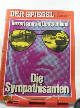 Bild des Verkufers fr 41/1977, Die Sympathisanten, Terrorismus in Deutschland zum Verkauf von Antiquariat Artemis Lorenz & Lorenz GbR