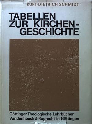 Bild des Verkufers fr Chronologische Tabellen zur Kirchengeschichte. Beigefgt: Synoptische Zeittafeln. Grundri der Kirchengeschichte. Ergngzungsband zum Verkauf von books4less (Versandantiquariat Petra Gros GmbH & Co. KG)