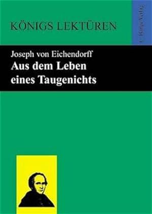 Imagen del vendedor de Aus dem Leben eines Taugenichts: Novelle a la venta por Versandantiquariat Felix Mcke
