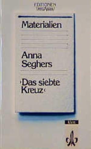 Bild des Verkufers fr Anna Seghers. Das siebte Kreuz, Materialien zum Verkauf von Versandantiquariat Felix Mcke