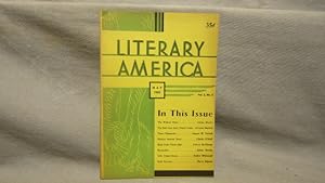 Literary America. Vol 2 No 5 May 1935 Galleon Press. Aldous Huxley, August Derleth, Frances McCle...