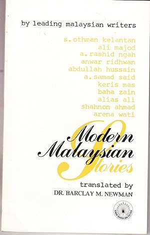 Bild des Verkufers fr Modern Malaysian Stories zum Verkauf von John Thompson