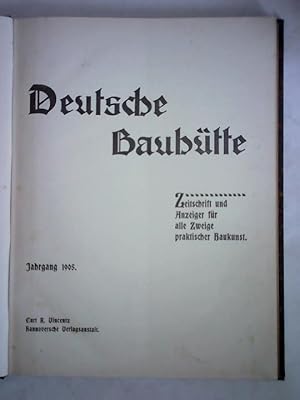 Image du vendeur pour 9. Jahrgang 1905, Nr. 1 bis Nr. 52 zusammen in einem Band mis en vente par Celler Versandantiquariat