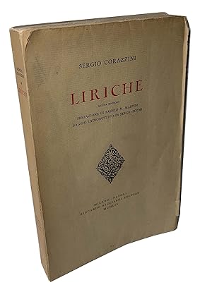 Imagen del vendedor de Sergio Corazzini LIRICHE a la venta por Studio Bibliografico Imprimatur