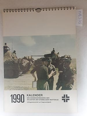 Image du vendeur pour Kalender des Bundesverbandes der Soldaten der ehemaligen Waffen-SS : 1990 : mis en vente par Versand-Antiquariat Konrad von Agris e.K.