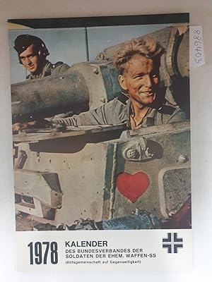 Image du vendeur pour Kalender des Bundesverbandes der Soldaten der ehemaligen Waffen-SS : 1978 : mis en vente par Versand-Antiquariat Konrad von Agris e.K.
