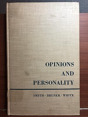 Imagen del vendedor de Opinions and Personality a la venta por Rosario Beach Rare Books