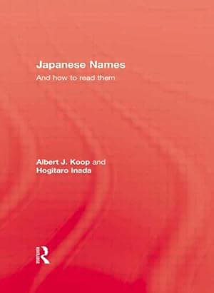 Seller image for JAPANESE NAMES & HT READ for sale by moluna
