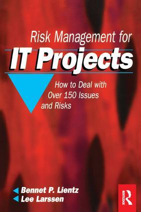 Image du vendeur pour RISK MGMT FOR IT PROJECTS mis en vente par moluna