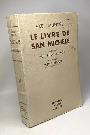 Bild des Verkufers fr Le livre de San Michle - traduit par Paul Rodocanachi prsent par Pierre Benot zum Verkauf von crealivres