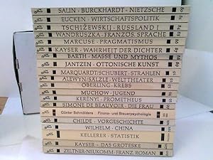 Konvolut: 20 diverse Bände rowohlts deutsche enzyklopädie. (Halbleinenausgaben).