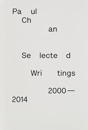 Selected Writings 2000-2014