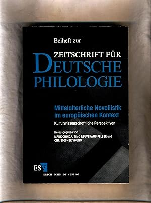 Seller image for Zeitschrift fr deutsche Philologie Mittelalterliche Novellistik im europischen Kontext for sale by avelibro OHG