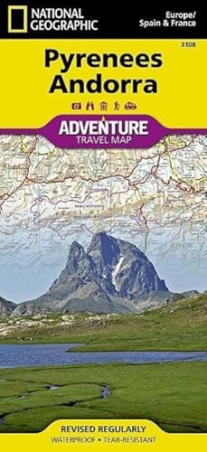 Seller image for Pyrenees Andorra Adventure Travel Map: France, Spain for sale by moluna
