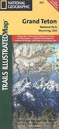 Seller image for Grand Teton National Park Map for sale by BuchWeltWeit Ludwig Meier e.K.