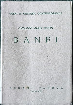 Seller image for Banfi. Guide di cultura contemporanea for sale by Libreria Il Morto da Feltre
