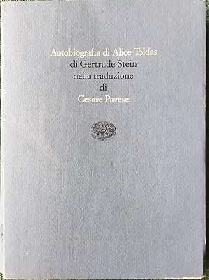Autobiografia di Alice Toklas ( traduzione Cesare Pavese)
