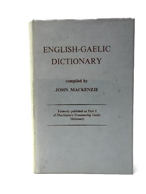 Immagine del venditore per English-Gaelic Dictionary venduto da World of Rare Books