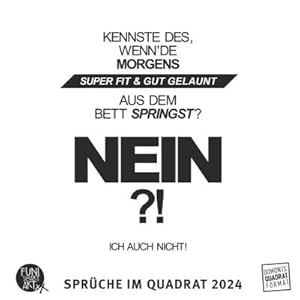 Immagine del venditore per Kal. 2024 FUNI Sprche im Quadrat venduto da AHA-BUCH GmbH