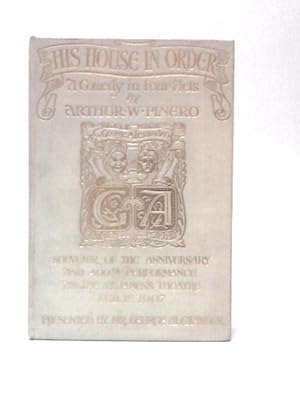 Image du vendeur pour His House in Order: a Comedy in Four Acts mis en vente par World of Rare Books