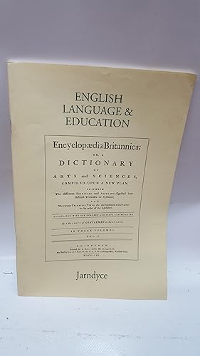 Bild des Verkufers fr English Language and Education. Catalogue CIII. Spring 1995 zum Verkauf von Cambridge Rare Books