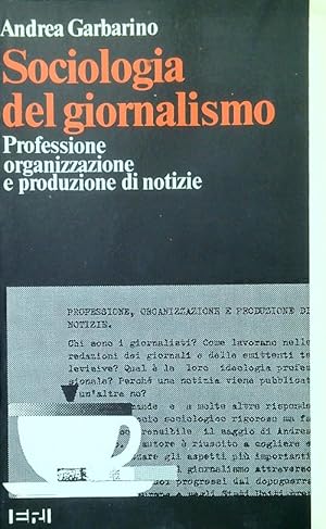 Bild des Verkufers fr Sociologia del giornalismo zum Verkauf von Librodifaccia