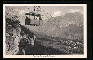 Ansichtskarte Funivia Cortina-Belvedere