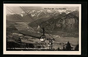 Ansichtskarte Patscherkofelbahn, Blick ins Oberinntal