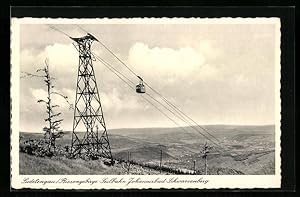 Ansichtskarte Seilbahn Johannisbad-Schwarzenberg im Riesengebirge