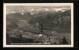 Ansichtskarte Blick von der Patscherkofelbahn-Kopfstation ins Oberinntal
