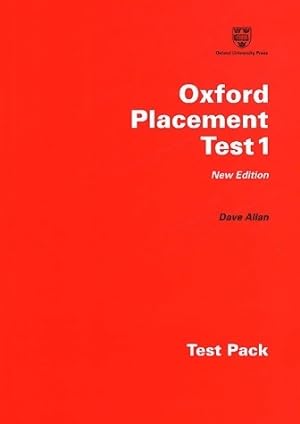 Oxford placement test 1 - Dave Allan