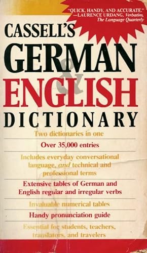 Bild des Verkufers fr Cassell's German & English dictionary - Inconnu zum Verkauf von Book Hmisphres