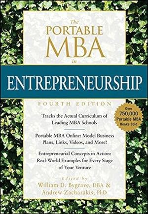 Imagen del vendedor de The Portable MBA in Entrepreneurship (The Portable MBA Series) a la venta por WeBuyBooks