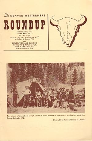 Image du vendeur pour The Denver Westerners' Monthly Roundup: March-April 1973, Vol XXIX, No. 3 mis en vente par Clausen Books, RMABA