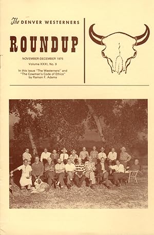 Bild des Verkufers fr The Denver Westerners' Monthly Roundup: November-December 1975, Vol 31, No. 9 zum Verkauf von Clausen Books, RMABA