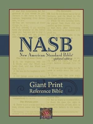 Immagine del venditore per Giant Print Reference Bible-NASB venduto da Pieuler Store