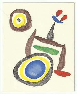 MIRÓ. Aquarelles. Album « Femmes » Haï-Ku.