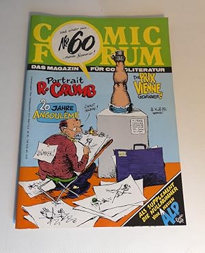 Comic Forum, No. 60. Das Magazin für Comicliteratur. - Portrait R. Crumb .