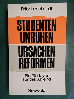 Bild des Verkufers fr Studentenunruhen - Ursachen, Reformen zum Verkauf von Buchantiquariat Uwe Sticht, Einzelunter.