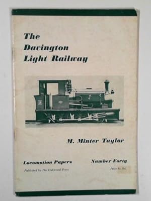 Imagen del vendedor de The Davington Light Railway a la venta por Cotswold Internet Books