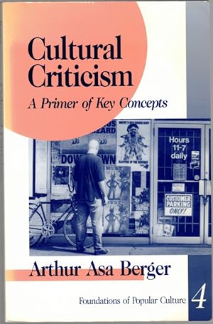 Seller image for Cultural Criticism. A Primer of Key Concepts. [= Foundations of Popular Culture Vol. 4]. for sale by Antiquariat Fluck