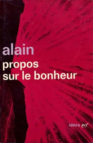 Seller image for Propos sur le bonheur for sale by Ammareal