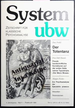 Der Totentanz + Freuds handschriftliche Korrekturen auf der ersten Seite seines Typoskripts "Der ...