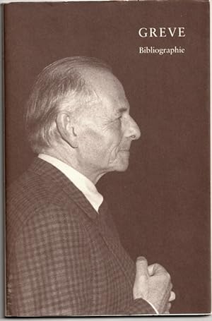 Ludwig Greve. Bibliographie 1952 - 1993.