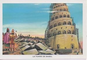 Imagen del vendedor de Postal E07419: Las Mas Bellas Tarjetas Postales Siglo XIX y XX. La Sagrada Biblia. La Torre de Babel a la venta por EL BOLETIN